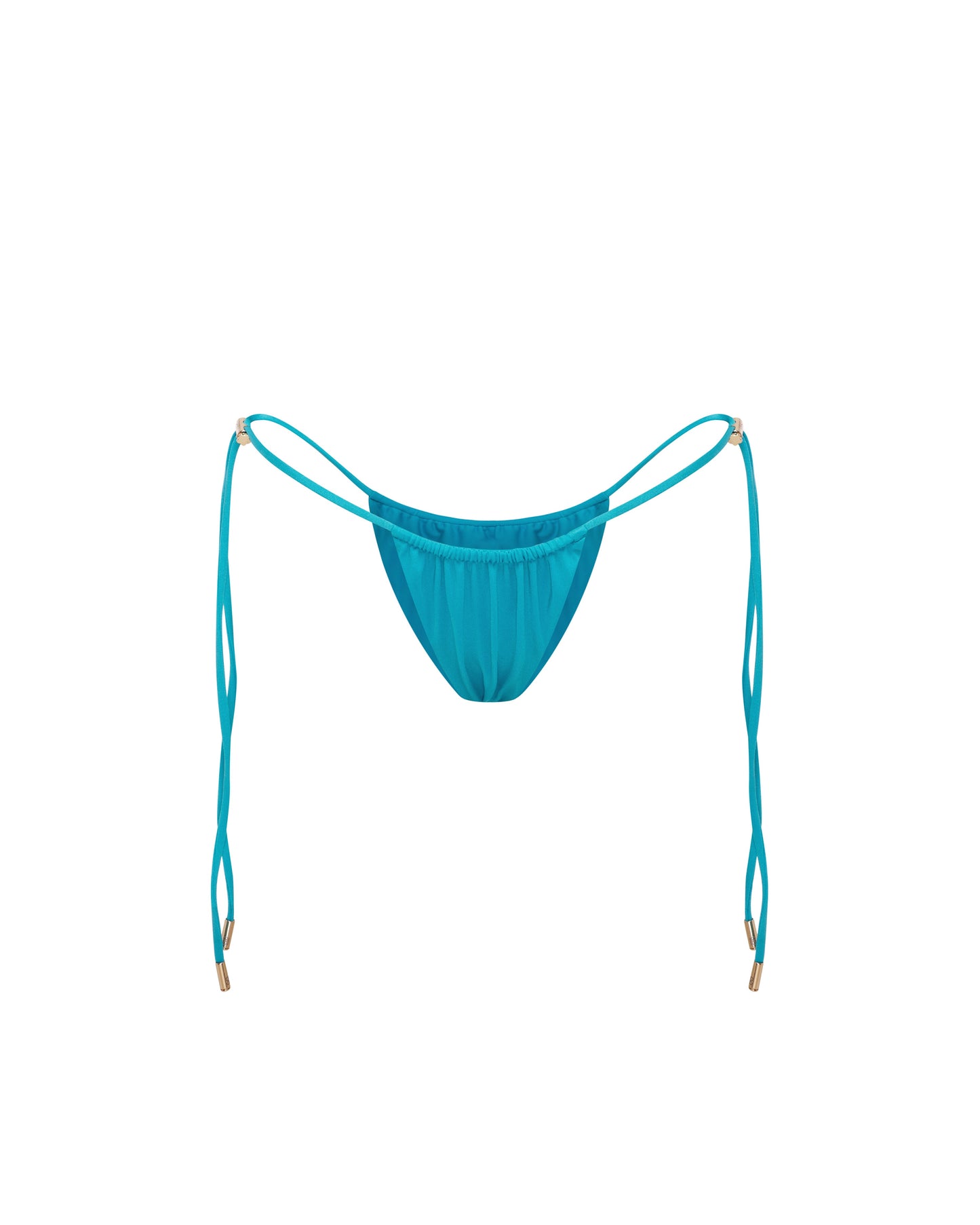 Untied Bikini Bottom – Aquamarine