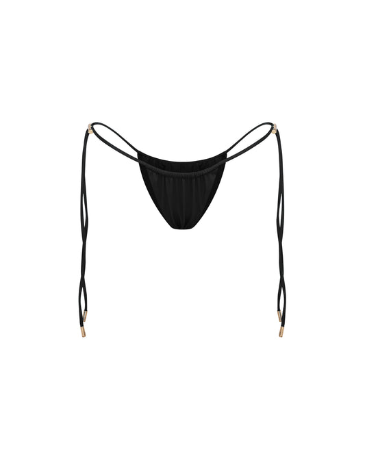 Untied Bikini Bottom – Onyx