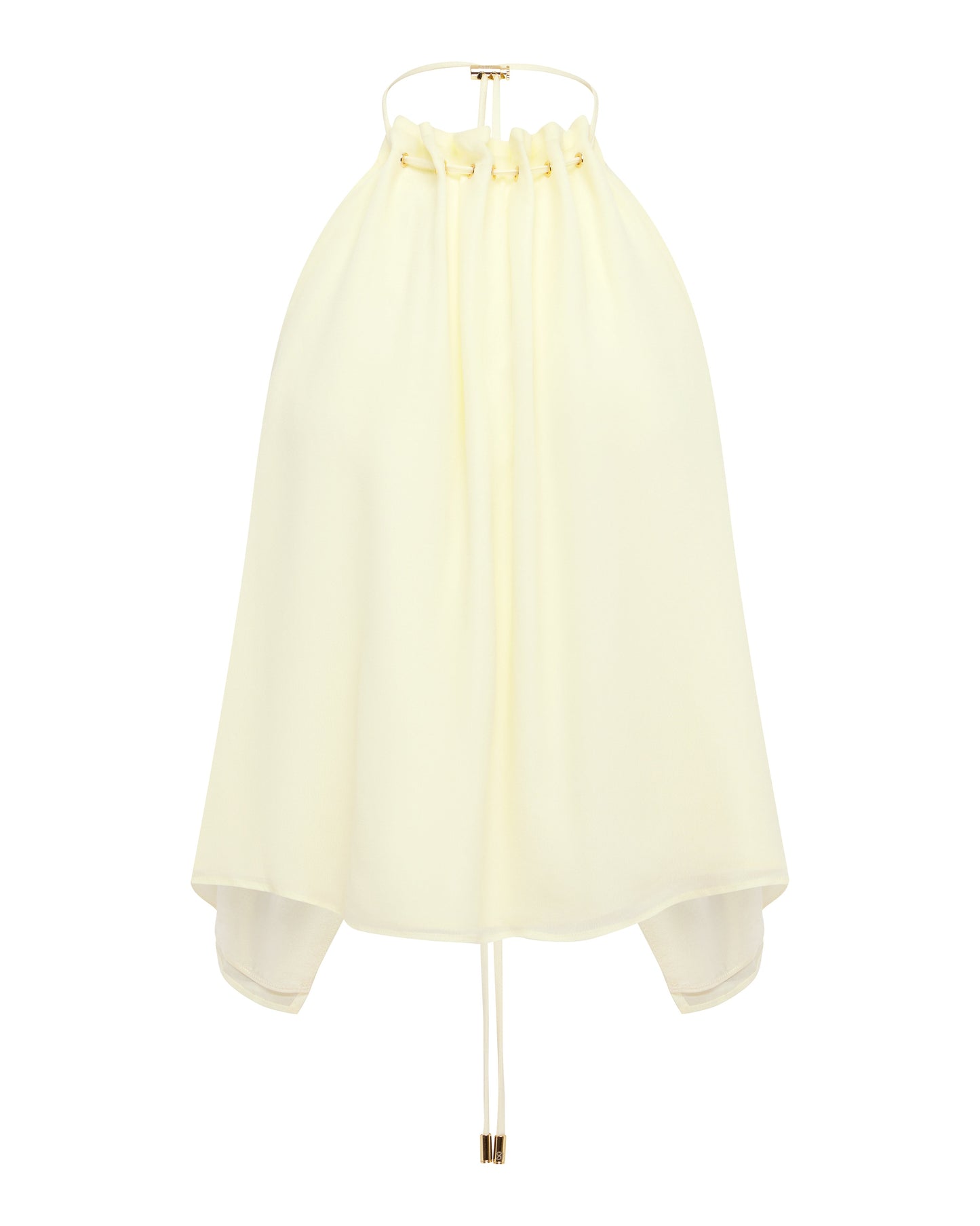 Halter Eyelet Top - Limoncello